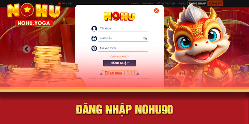 đăng nhập Nohu90